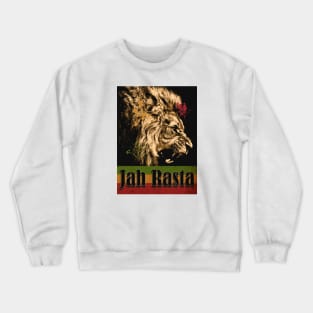 Jah Rasta Lion Crewneck Sweatshirt